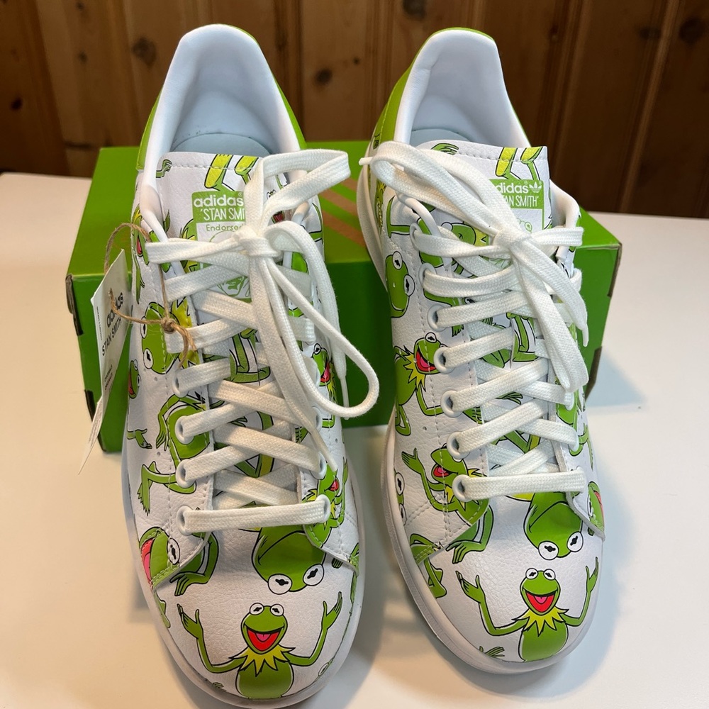 Adidas Stan Smith Kermit the Frog shoes! - Picture 6 of 6